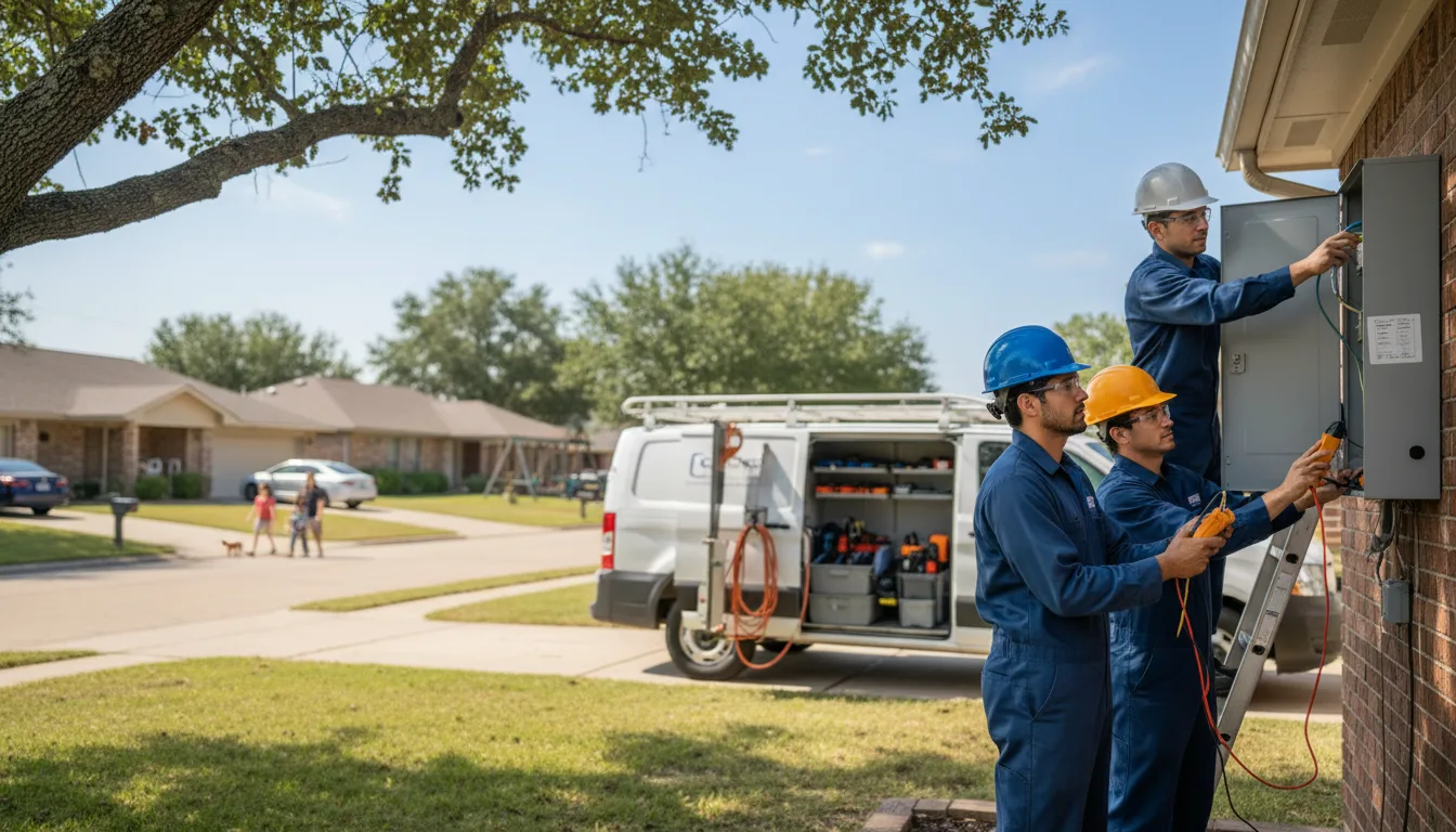 Certified electrician providing emergency electrical services in Maynard, AR